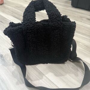 Art Class Black Textured Tote Bag